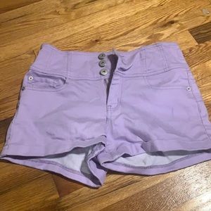 Purple shorts